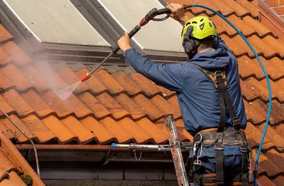 Démoussage et hydrofuge de toiture à Amanzé